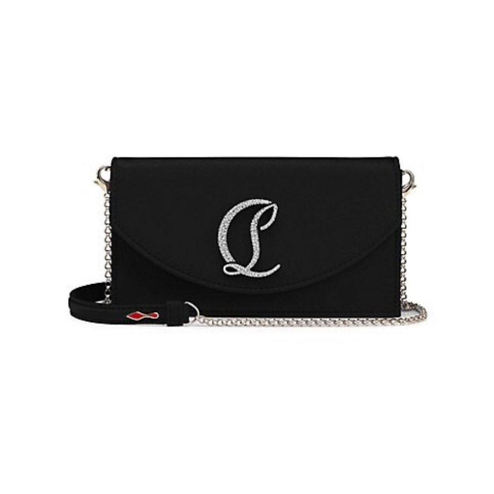 Christian LouboutinSmall Loubi54 Satin Embellished Clutch-On-Strap3.8 out of 5 C